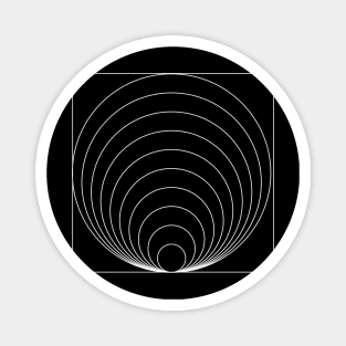 geometric circles design Magnet